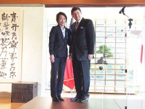 橋本会長とパトリック・カネール大臣